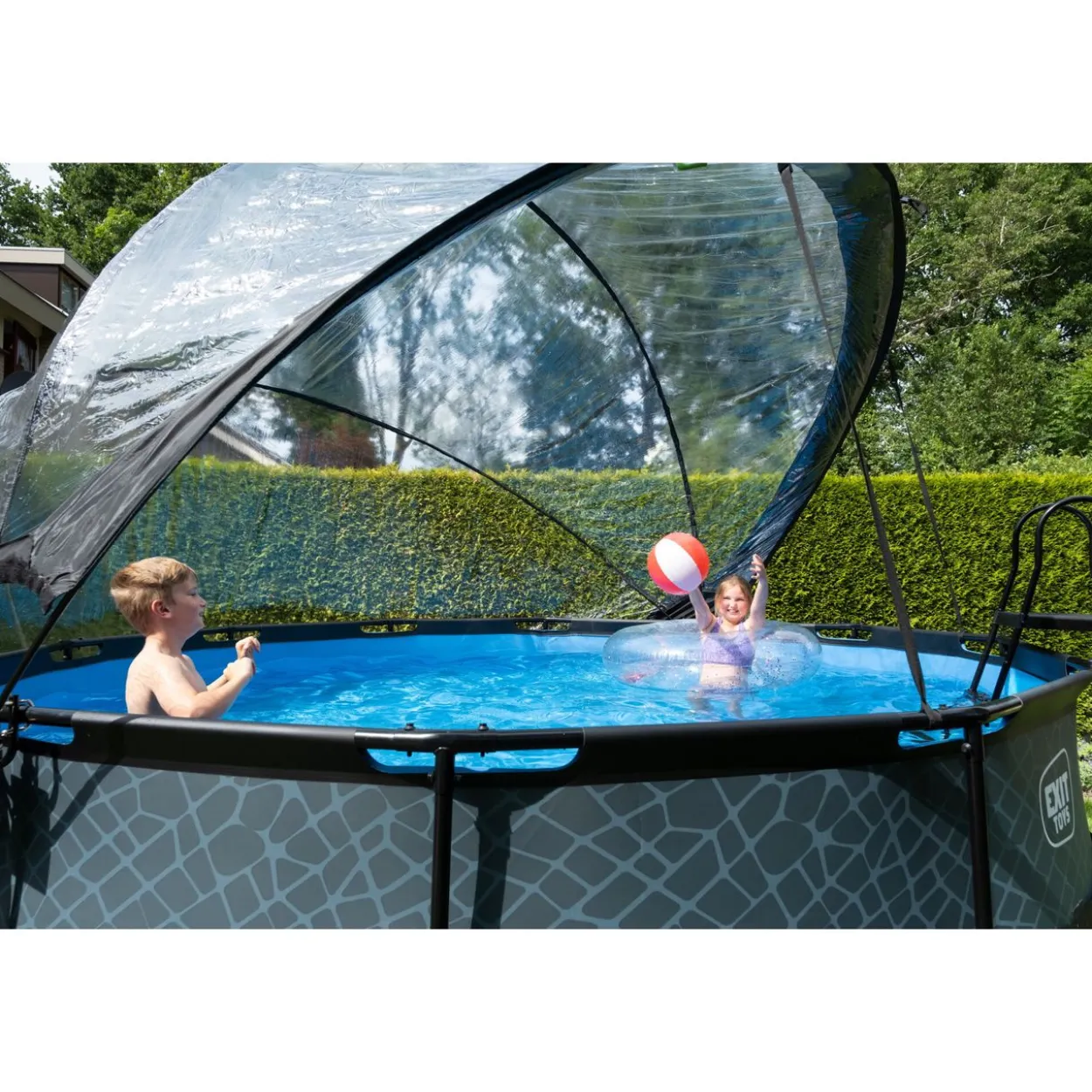EXIT Poolabdeckung ECO ø427cm - universell