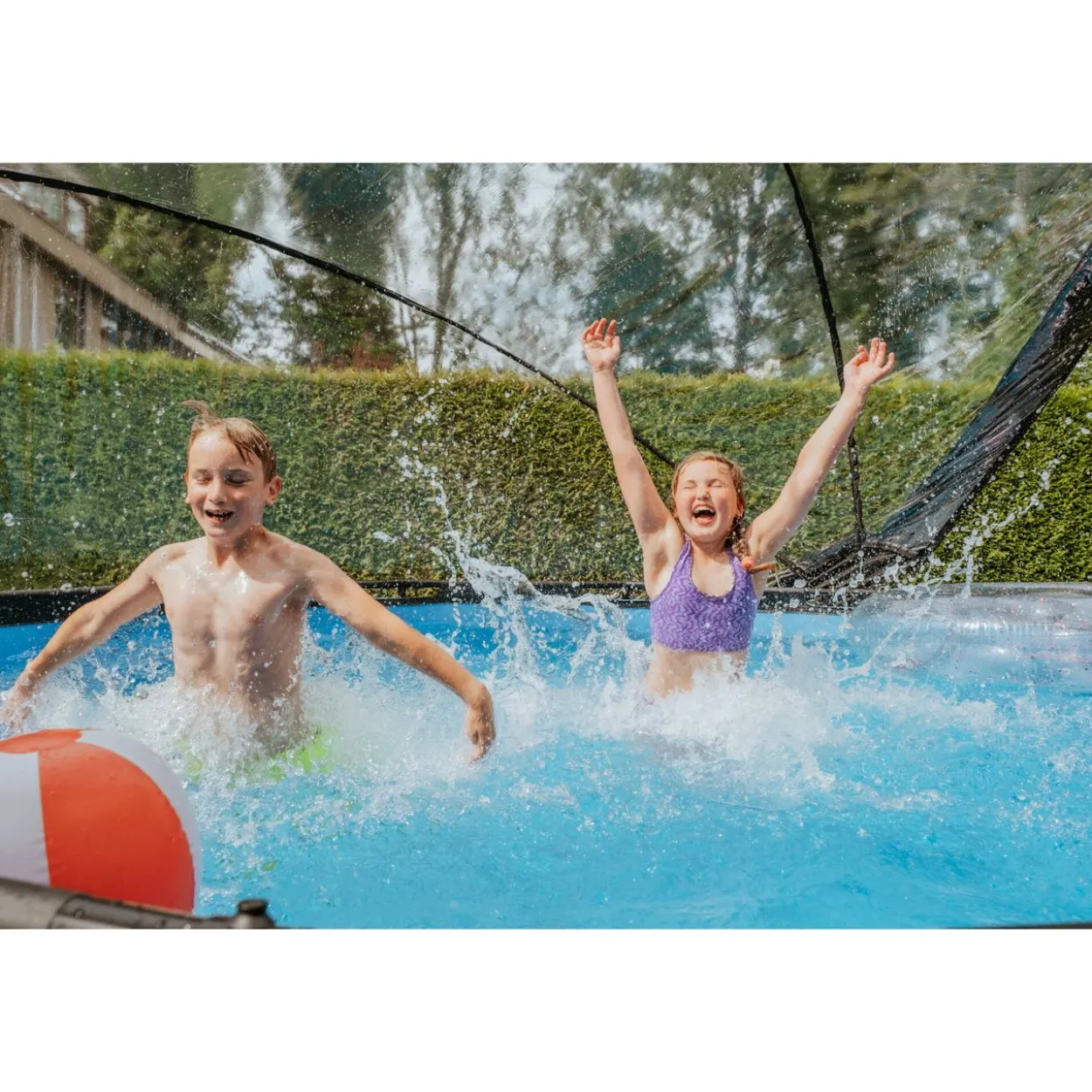 EXIT Poolabdeckung ECO ø427cm - universell