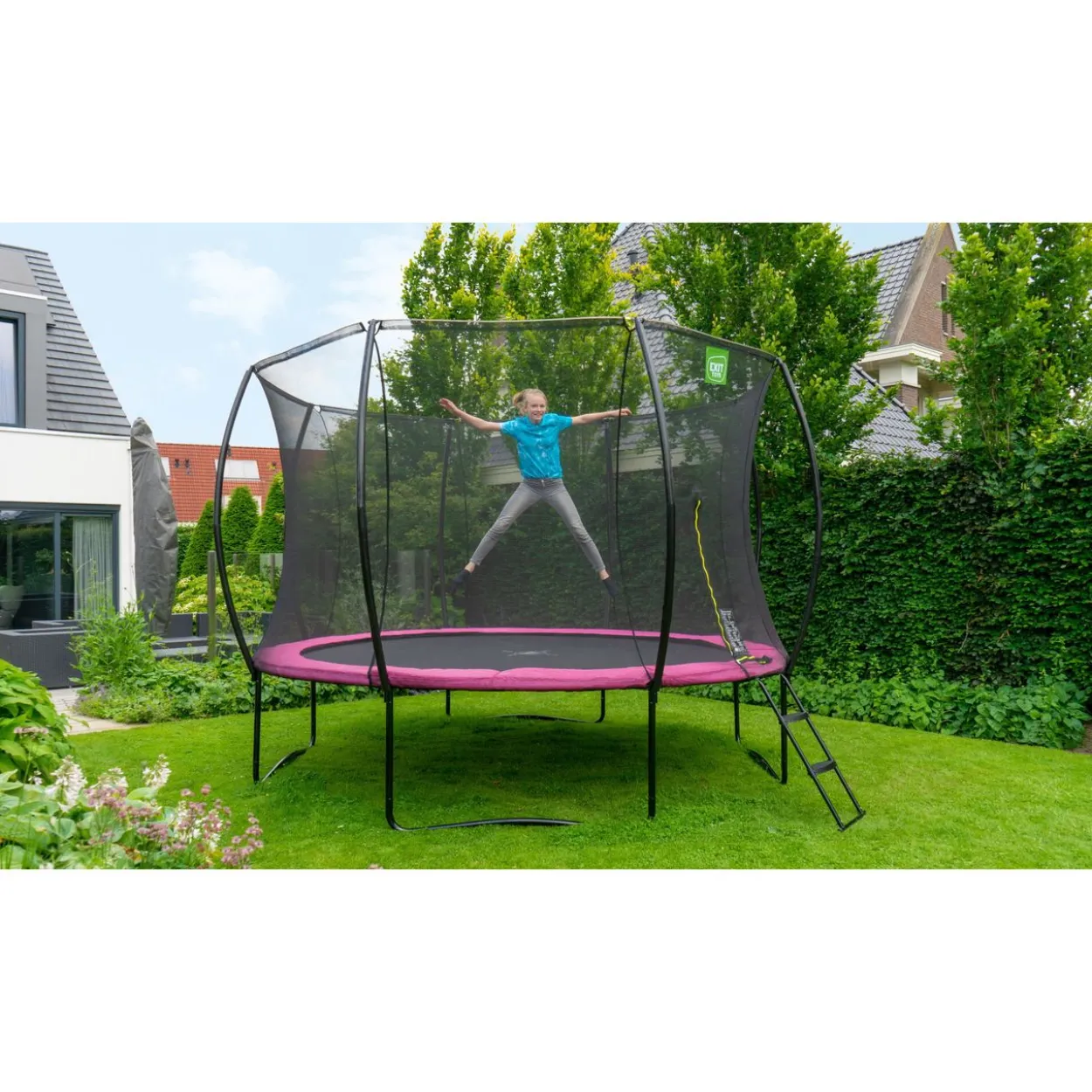 EXIT Silhouette Trampolin ø427cm - rosa