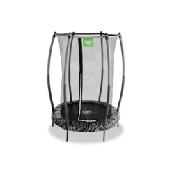 EXIT Tiggy junior Trampolin mit Sicherheitsnetz ø140cm - schwarz/grau