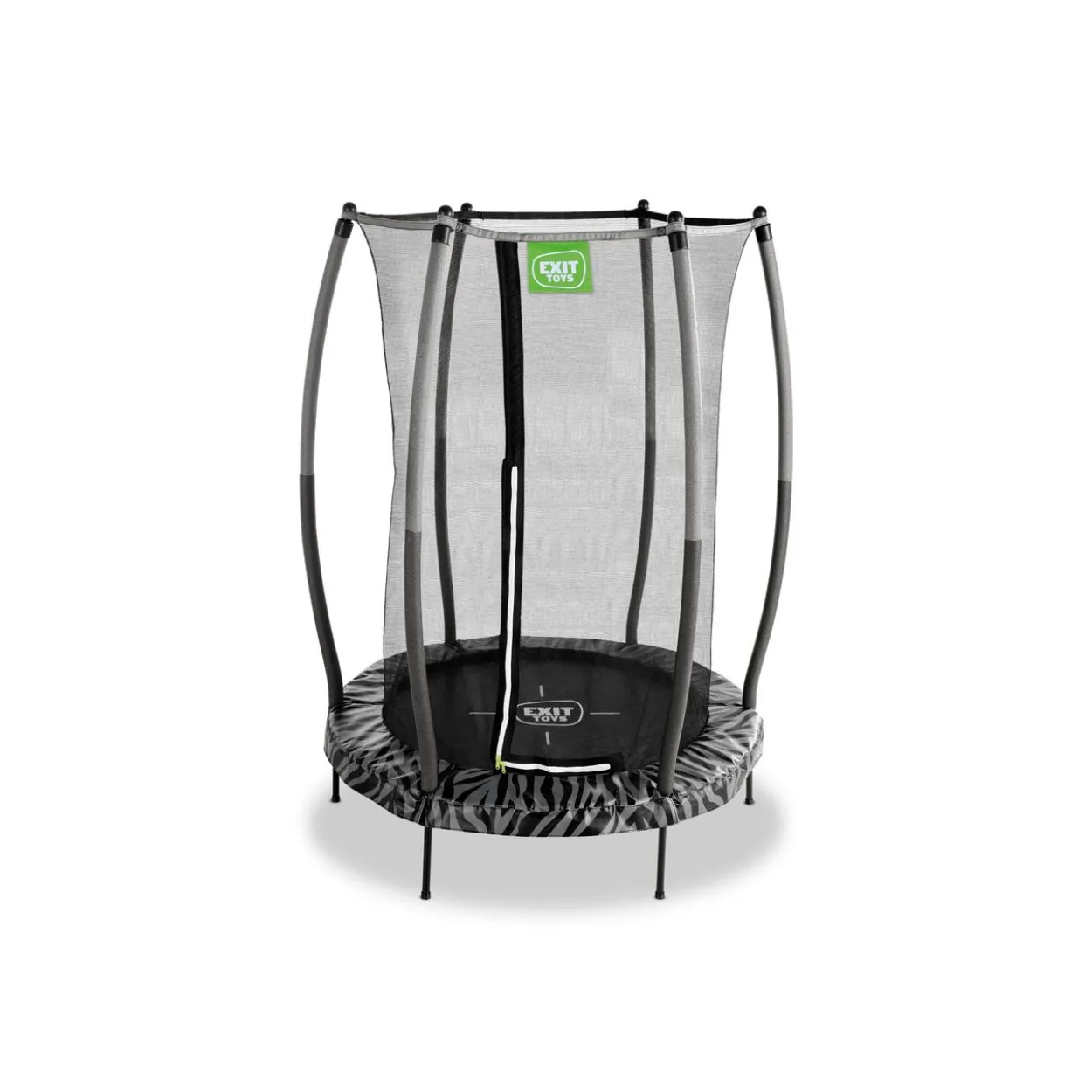 EXIT Tiggy junior Trampolin mit Sicherheitsnetz ø140cm - schwarz/grau