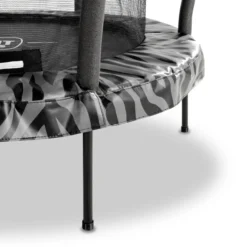 EXIT Tiggy junior Trampolin mit Sicherheitsnetz ø140cm - schwarz/grau