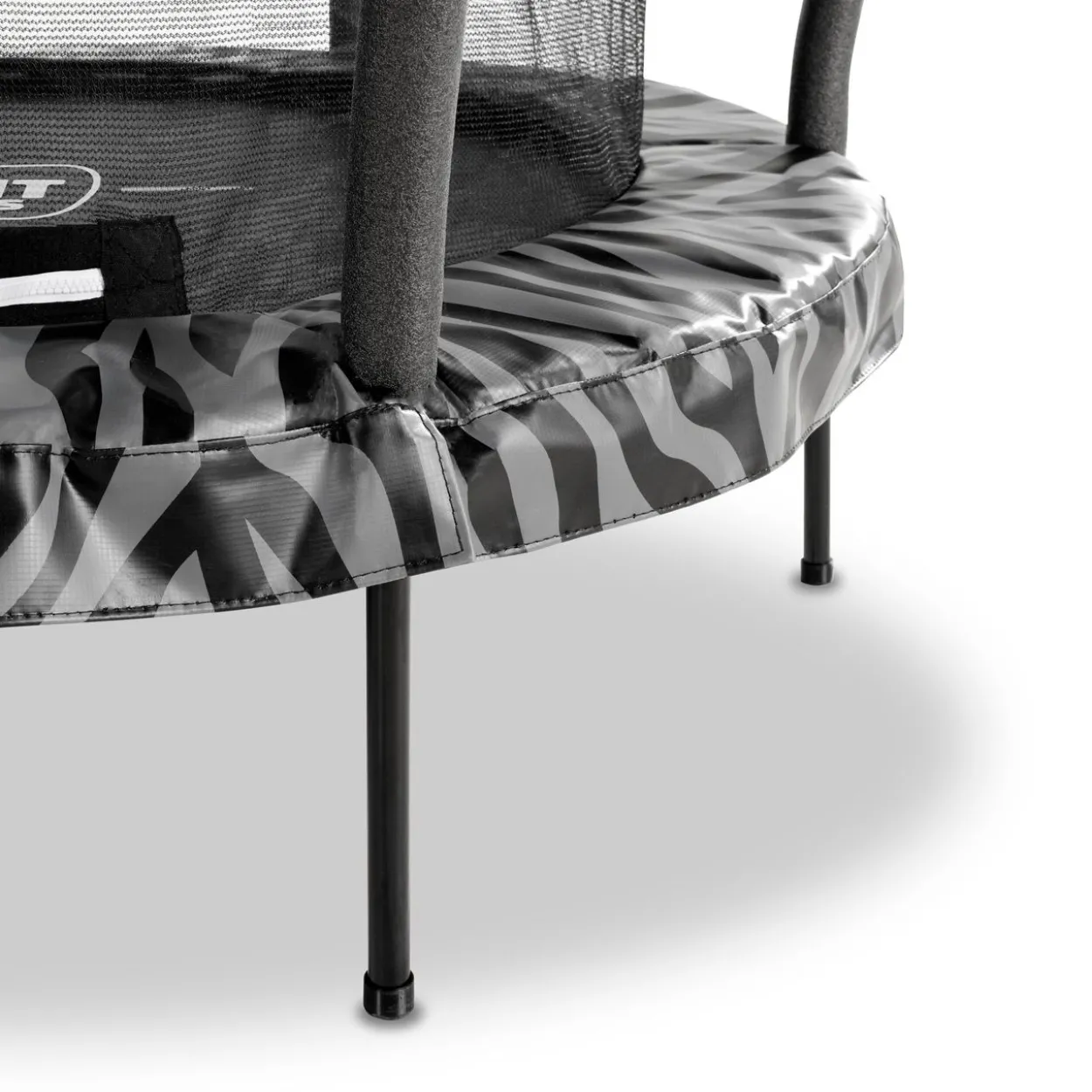 EXIT Tiggy junior Trampolin mit Sicherheitsnetz ø140cm - schwarz/grau