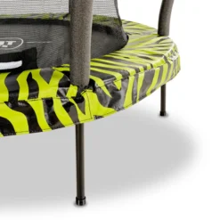 EXIT Tiggy junior Trampolin mit Sicherheitsnetz ø140cm - schwarz/grün