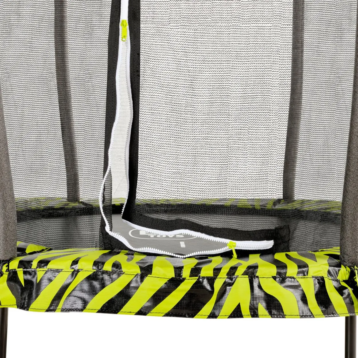 EXIT Tiggy junior Trampolin mit Sicherheitsnetz ø140cm - schwarz/grün
