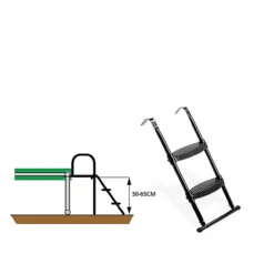 EXIT Trampolin Leiter für Rahmenhöhe von 50-65 cm
