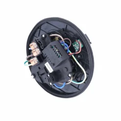 3-fach Steckdoseneinsatz blau für Kabeltrommeln, USB, Thermoschutz, IP44, 230 V