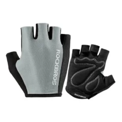 Fahrradhandschuhe Grau Fäustlinge Unisex aus Polyester Handschuhe