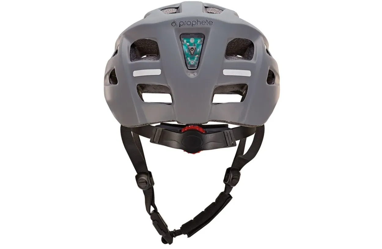 Fahrradhelm, 55-58 cm, grau