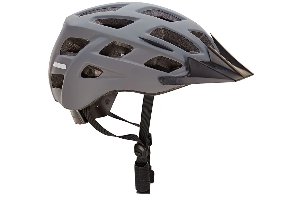 Fahrradhelm, 58-61 cm, grau
