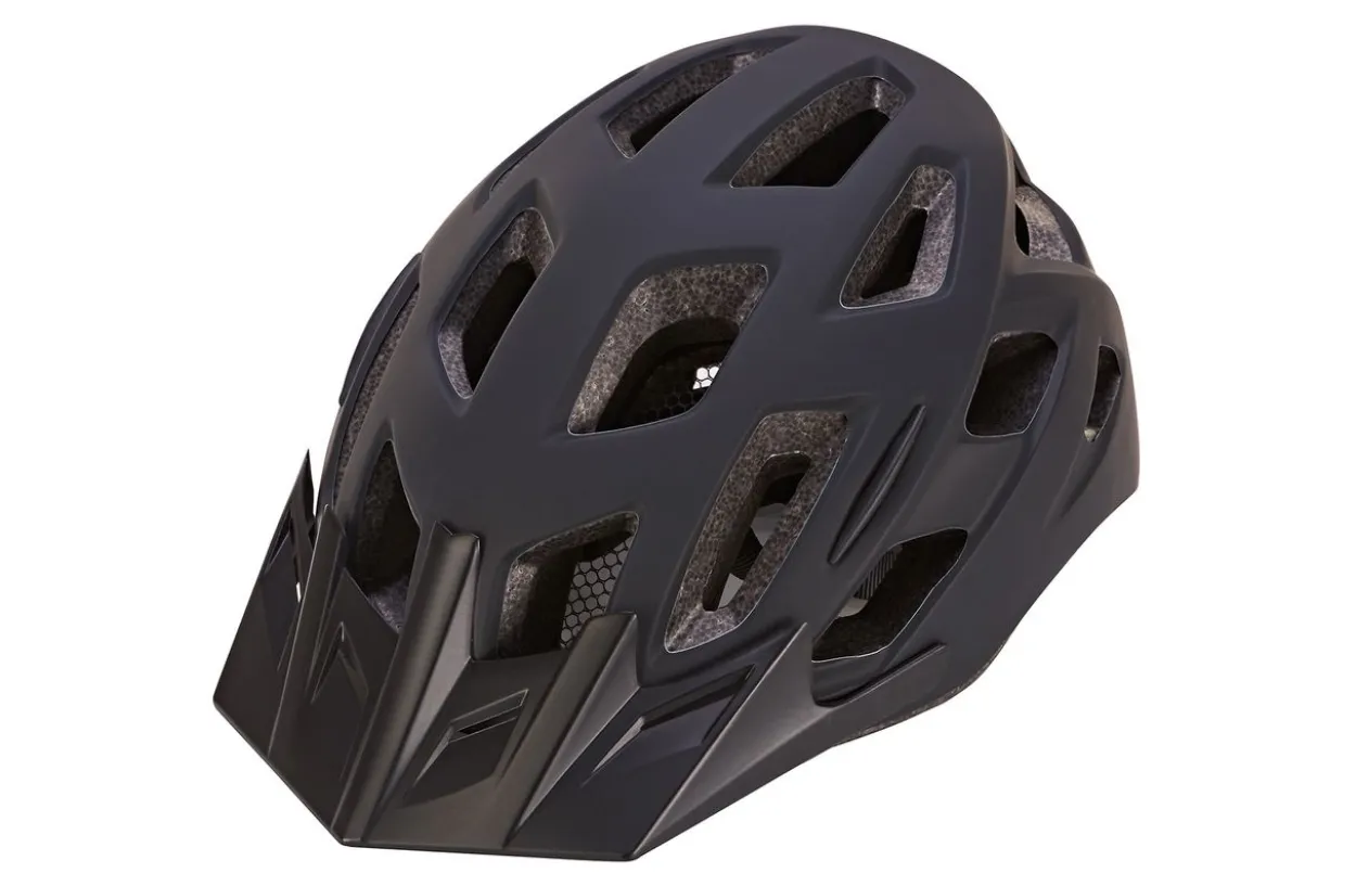 Fahrradhelm, 58-61 cm, schwarz