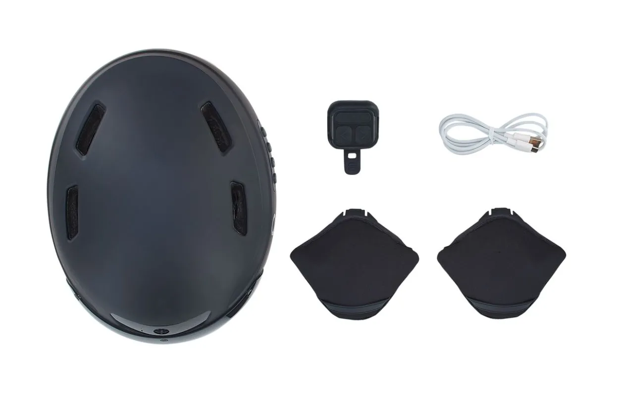 Fahrradhelm Smart Helm INMOLD, 54-58cm, schwarz