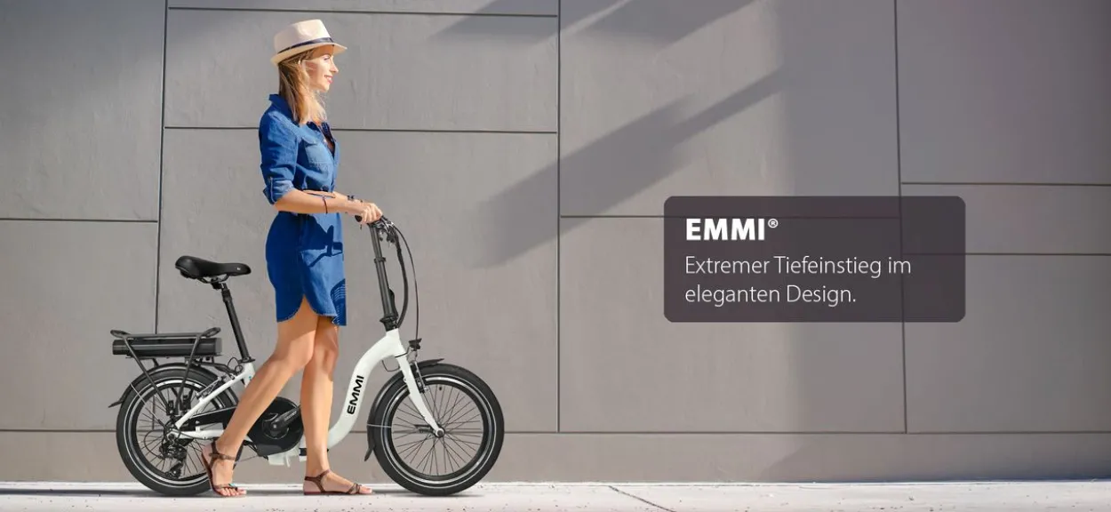 Faltbares E Bike Emmi Tiefeinsteiger