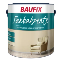 Farbakzente pergamentgelb seidenmatt, 2.5 Liter, Bunte Wandfarbe
