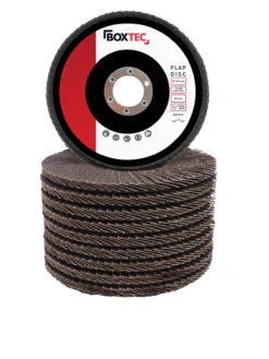 Fächerscheiben BRAUN 125mm Lamellenscheiben Schleifscheiben für Metall & Holz 10er Pack MIX-Set