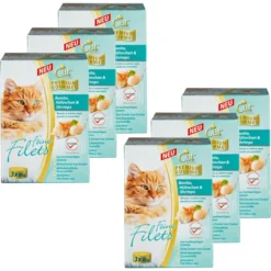 Feine Filets, Bonito, Hühnchen & Shrimps, 3 x 85 gr. - 6er Set