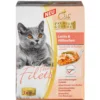 Feine Filets, Lachs & Hühnchen, 3 x 85 gr.