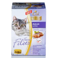 Feine Filets, Makrele mit Reis, 3 x 85 gr.