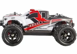 ferngesteuerter RC Monstertruck Rot 1:18, 2 Akkus, Allrad