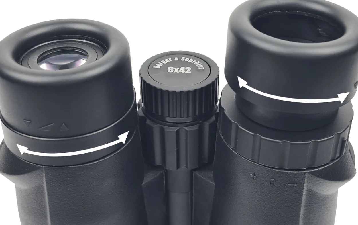 Fernglas 8x42 mit Laserentfernungsmesser