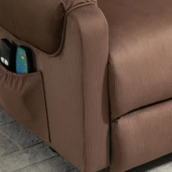 Fernsehsessel Metall Hellbraun 83 x 93 x 110 cm
