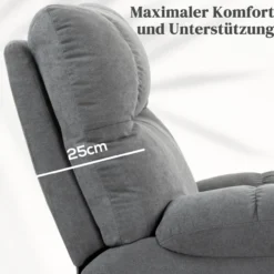 Fernsehsessel mit Aufstehhilfe Relaxsessel mit Wärme- und Massagefunktion