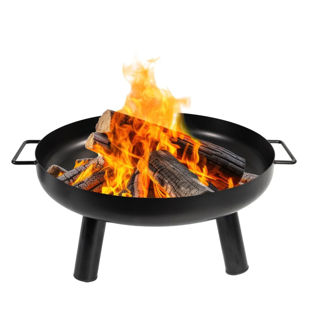 Feuerschale 60 cm Durchmesser, Feuerstelle für Garten, Terrasse oder Balkon