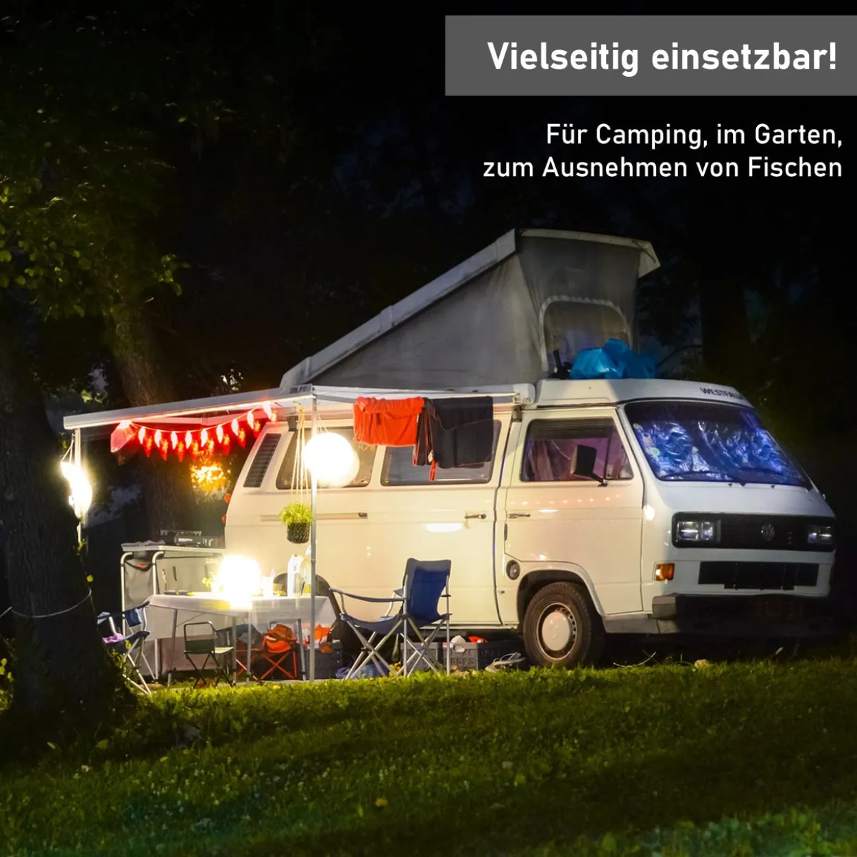 Filetiertisch klappbar, mit Sprühdüse