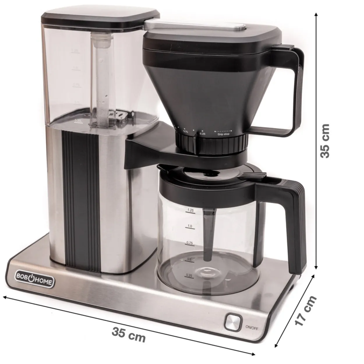 Filterkaffeemaschine Edelstahl