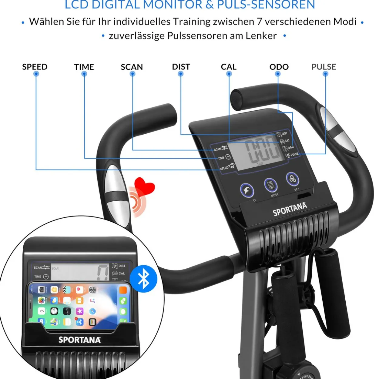 Fitnessfahrrad Eagle 4 126x109x41cm