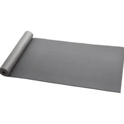 Fitnessmatte mit Textilbeschichtung Grau