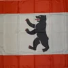 Flagge Berlin ohne Krone 90 x 150 cm