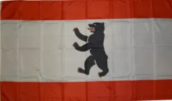 Flagge Berlin ohne Krone 90 x 150 cm