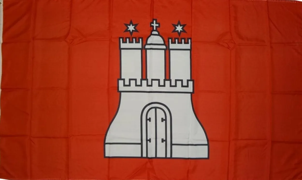 Flagge Hamburg 250 x 150 cm