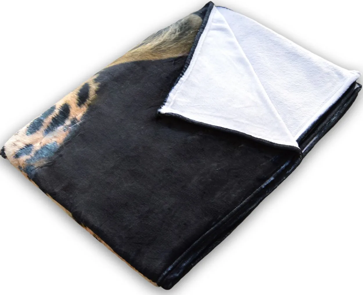 Flanell Wohndecke Leopard