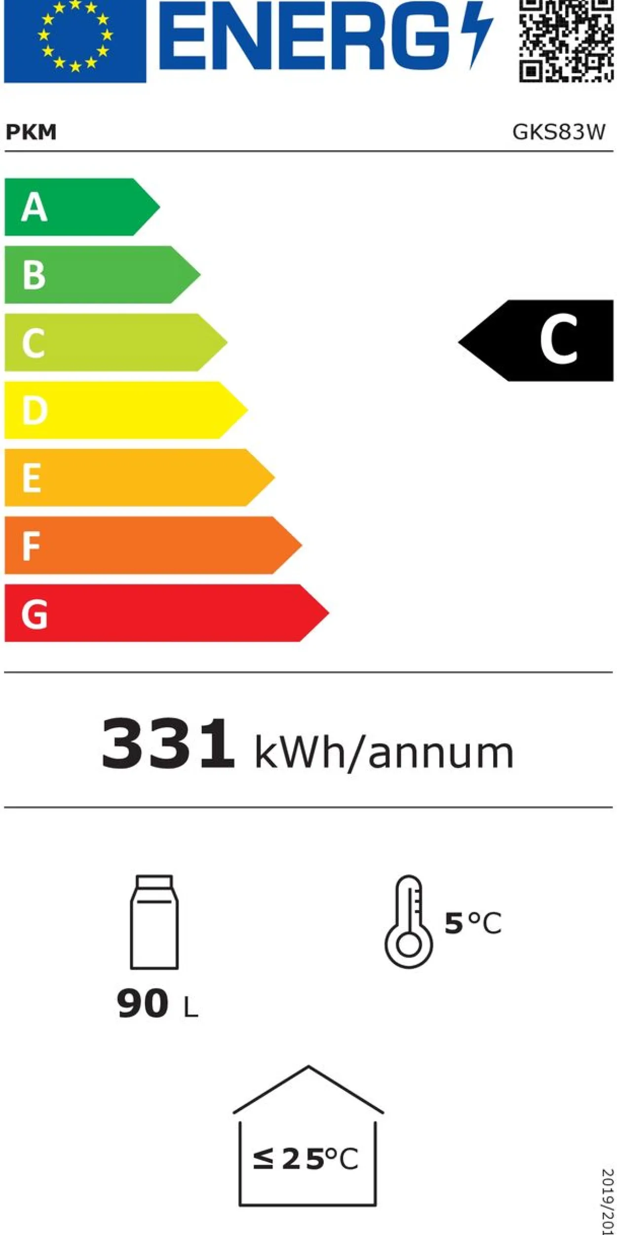 Flaschenkühlschrank GKS83W