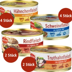 Fleisch im eigenen Saft 12x300g