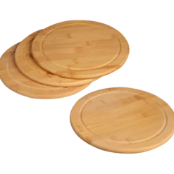 Fleischteller mit Saftrille, 4er Set