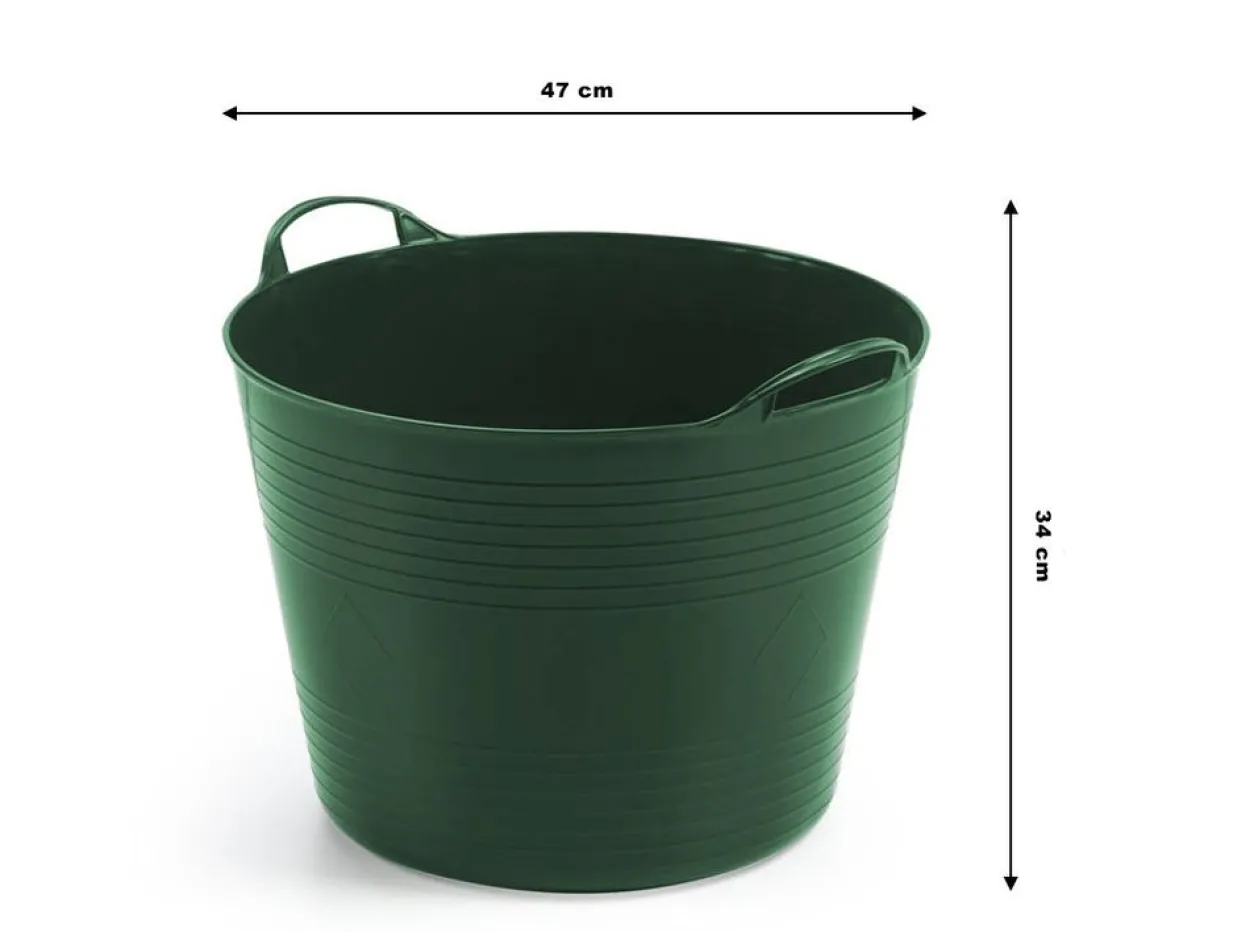 Flexibler Mehrzweckkorb 42 Liter (Grün)