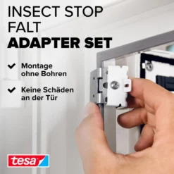 Fliegengitter Adapter für FALT Tür weiss