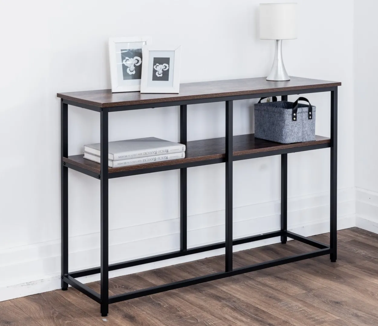 Flurregal, ca. 105 x 36 x 76 cm - Braun