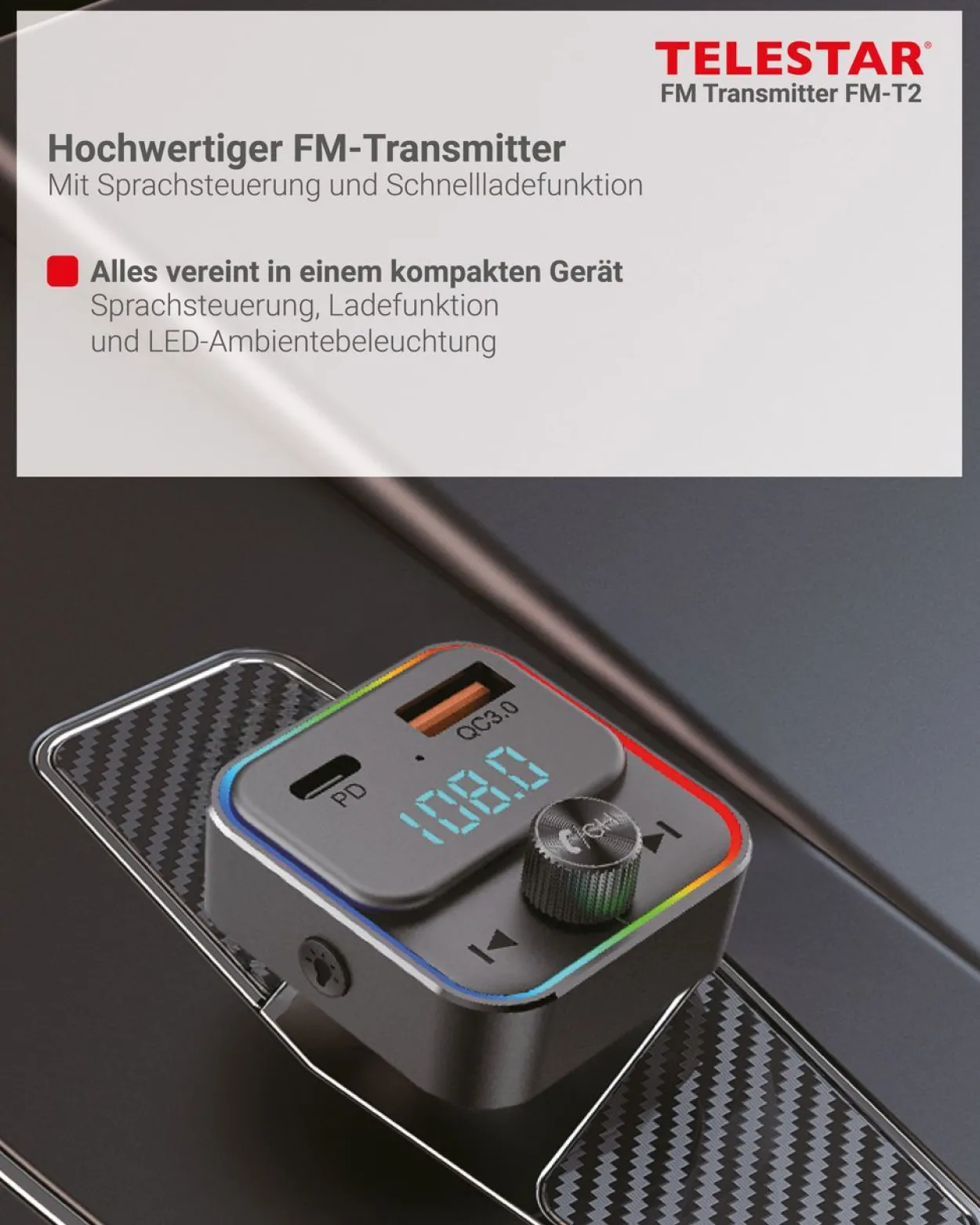 FM-T2 – Bluetooth FM-Transmitter