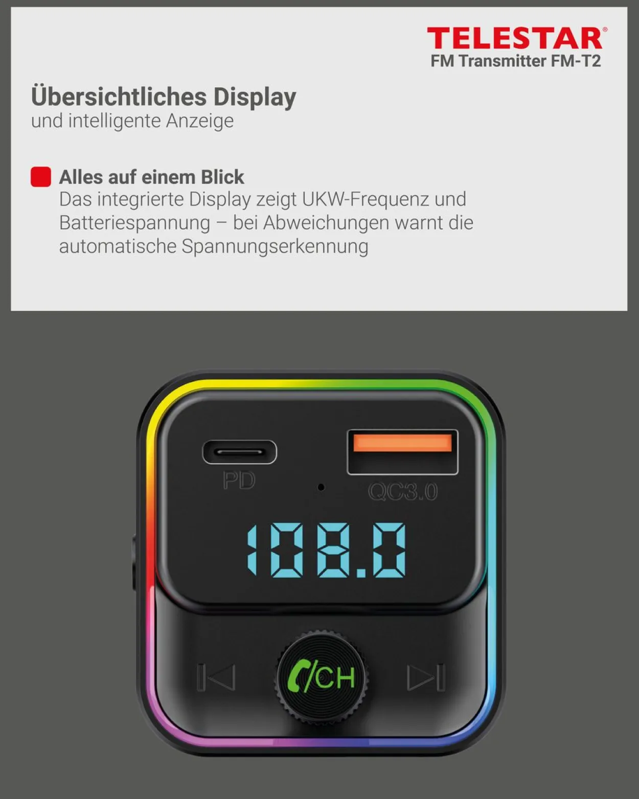 FM-T2 – Bluetooth FM-Transmitter