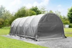 Folien Autogarage, ca. 360 x 610 x 240 cm - Grau