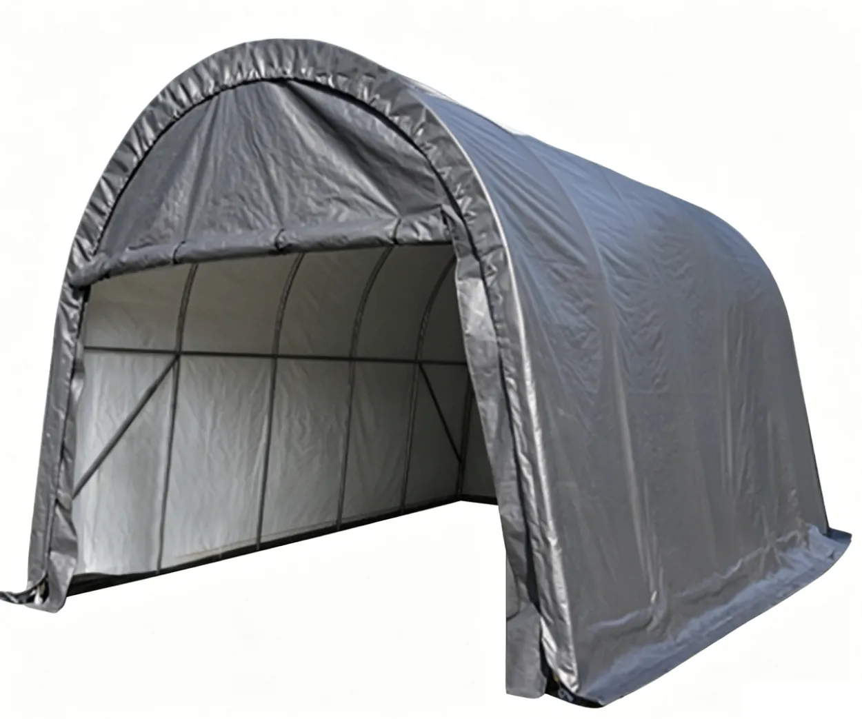 Folien Autogarage, ca. 420 x 605 x 365 cm - Grau
