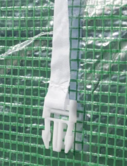 Foliengewächshaus, Tomatengewächshaus mit 12 Fenster ca. 600x300x200 cm