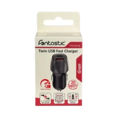 Fontastic Kfz-Ladeadapter „Gran“ Fast Charge + Typ-C PD 20W