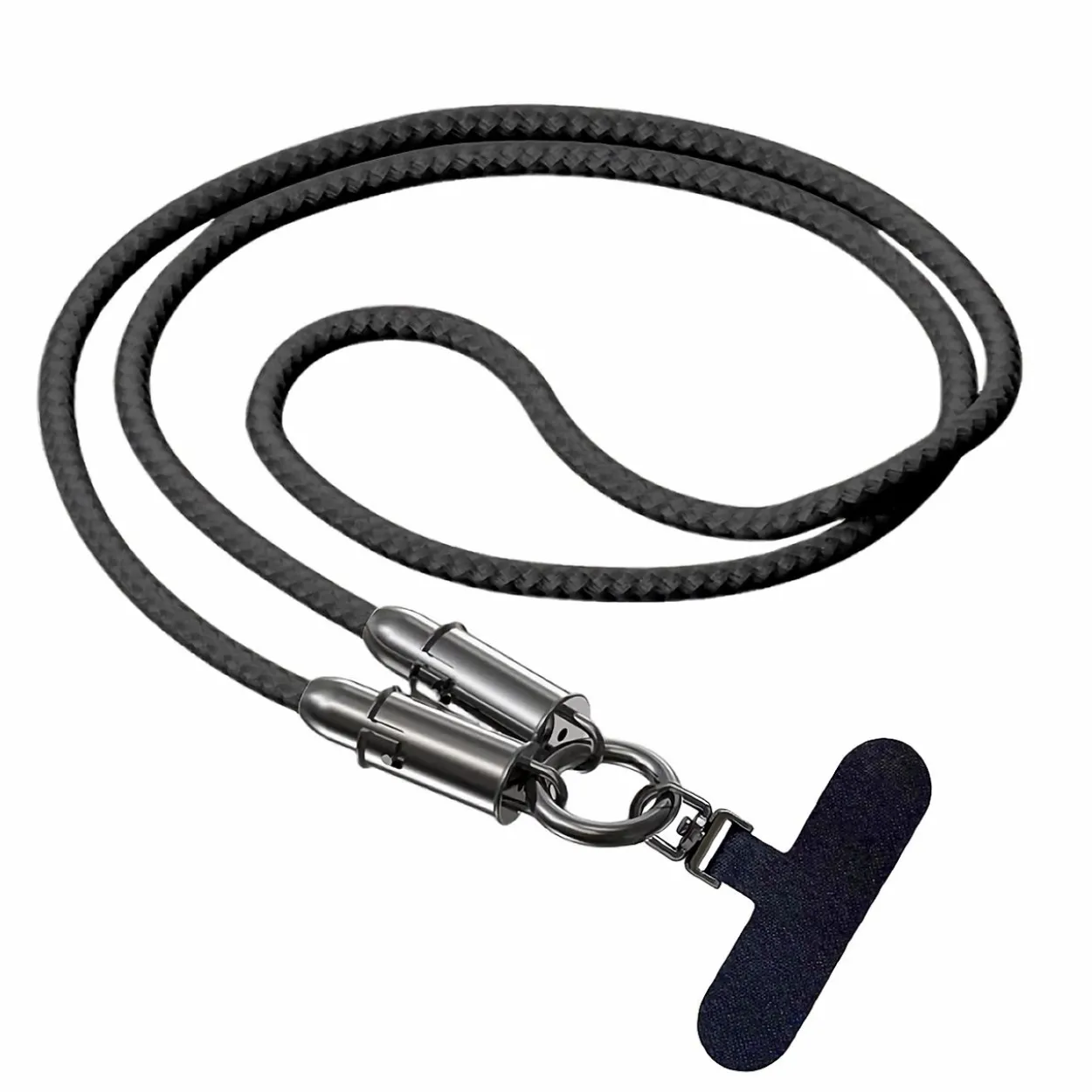Fontastic Lanyard - Ladekabel & Handyband schwarz