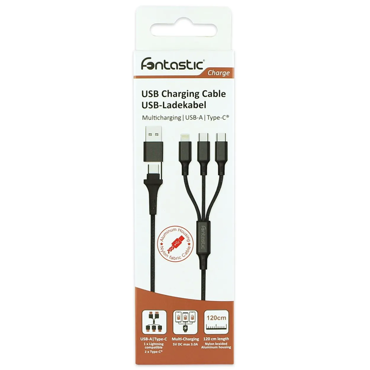 Fontastic Multi-USB-Ladekabel „Vela“