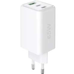 Fontastic Netzteil GAN 65W, 2 x Typ-C + USB-A Weiss